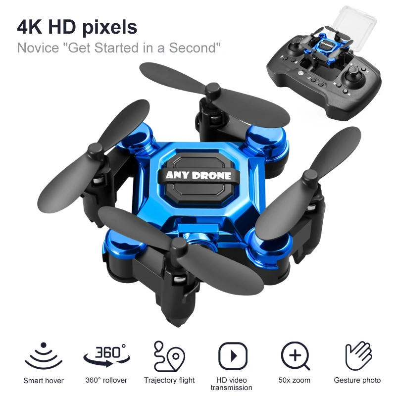 Drone Rc Team City - 4K Camera HD RC Drone Fold