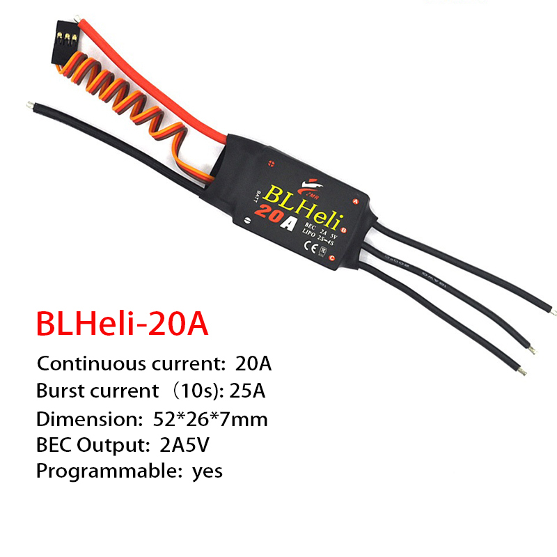 1-3Pcs Brushless ESC BLHeli 20 - đánh giá và giá Rc Airplane Drone