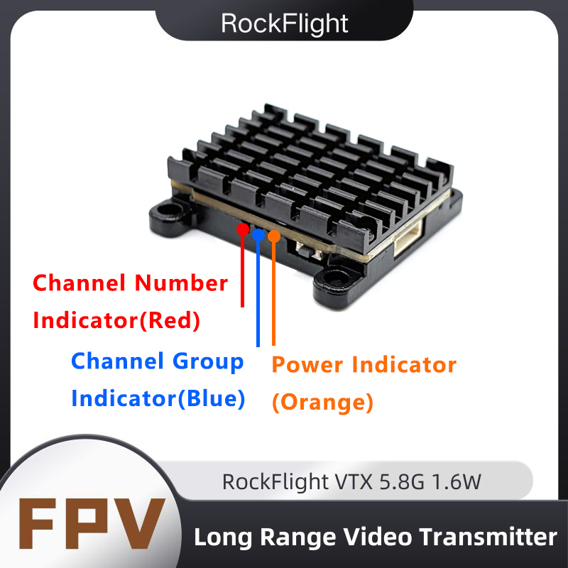RockFlight TX663 VTX 5.8G 48CH - đánh giá và giá Rc Airplane Drone