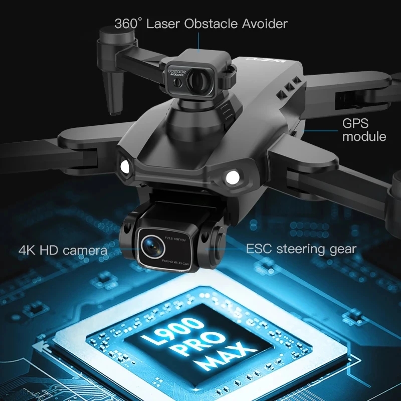 L900 Pro MAX GPS Drone 4K Prof - đánh giá và giá Drone Rc Team City