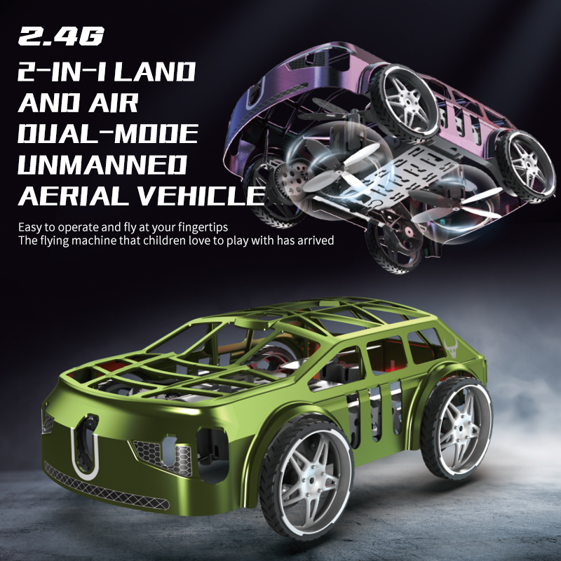 RC Drone 2 In 1 Air-Ground Fly - đánh giá và giá Rc Drone And Flying Car