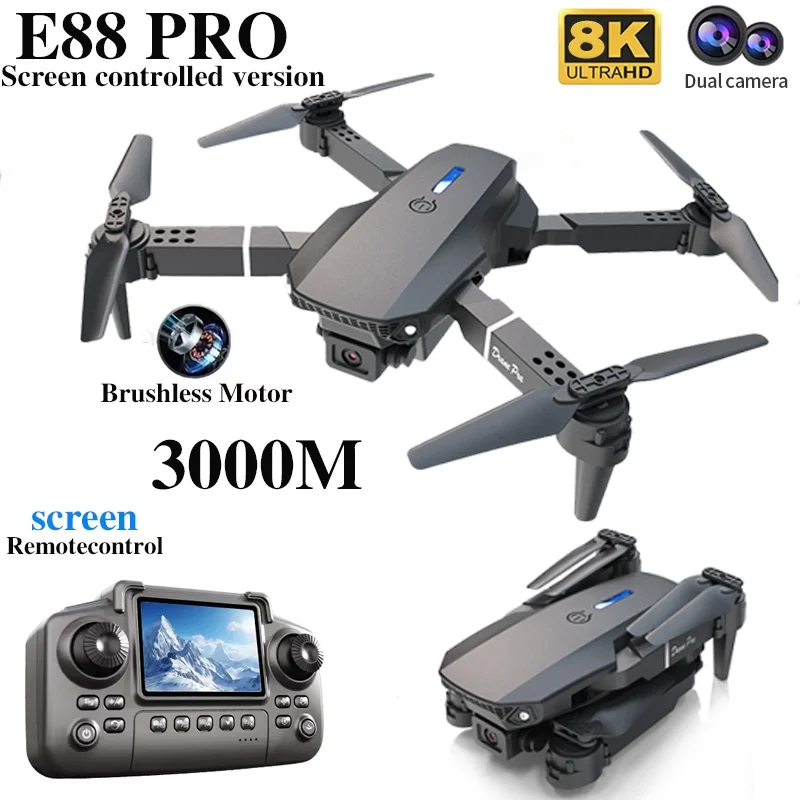 Professional E88 PRO Drone wit - đánh giá và giá Rc Drone E88