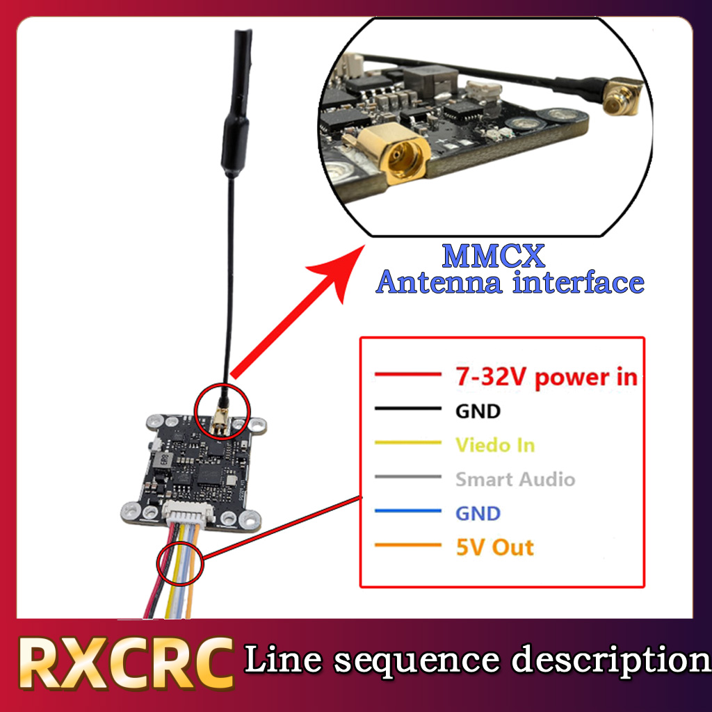 RXCRC 5.8G Module 48CH 1.6W VT - đánh giá và giá Rc Airplane Drone