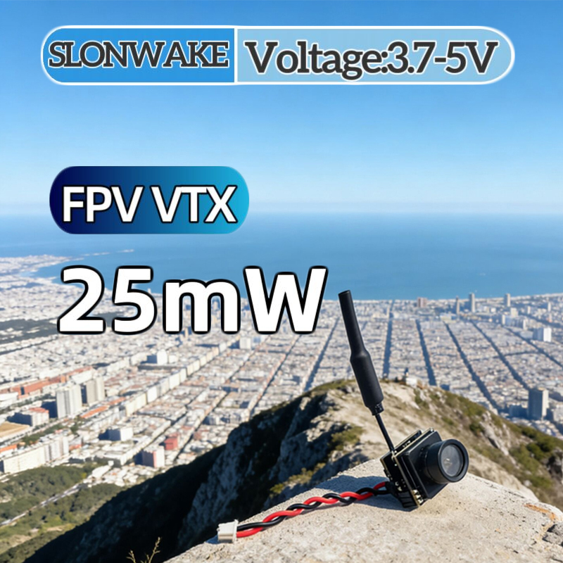 SLONWAKE FPV 25mW power simula - đánh giá và giá Rc Airplane Drone