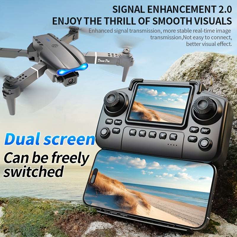E99 PRO MAX Foldable Drone wit - đánh giá và giá Drone Rc Team City