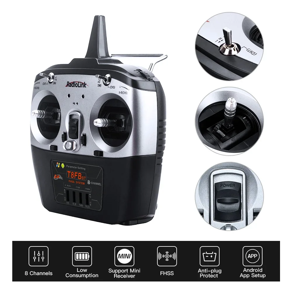 Radiolink T8FB RC Controller:  - đánh giá và giá Drone Rc Setup