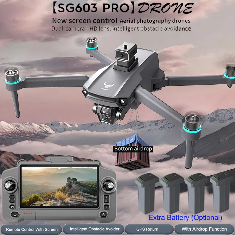 SG603 PRO Drone with Large Scr - đánh giá và giá Drone Rc Team City