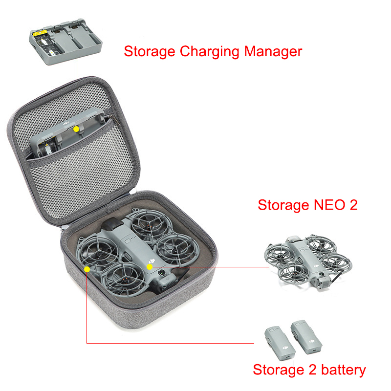 Carrying Shockproof Case for D - đánh giá và giá Drone Dji Rc N3