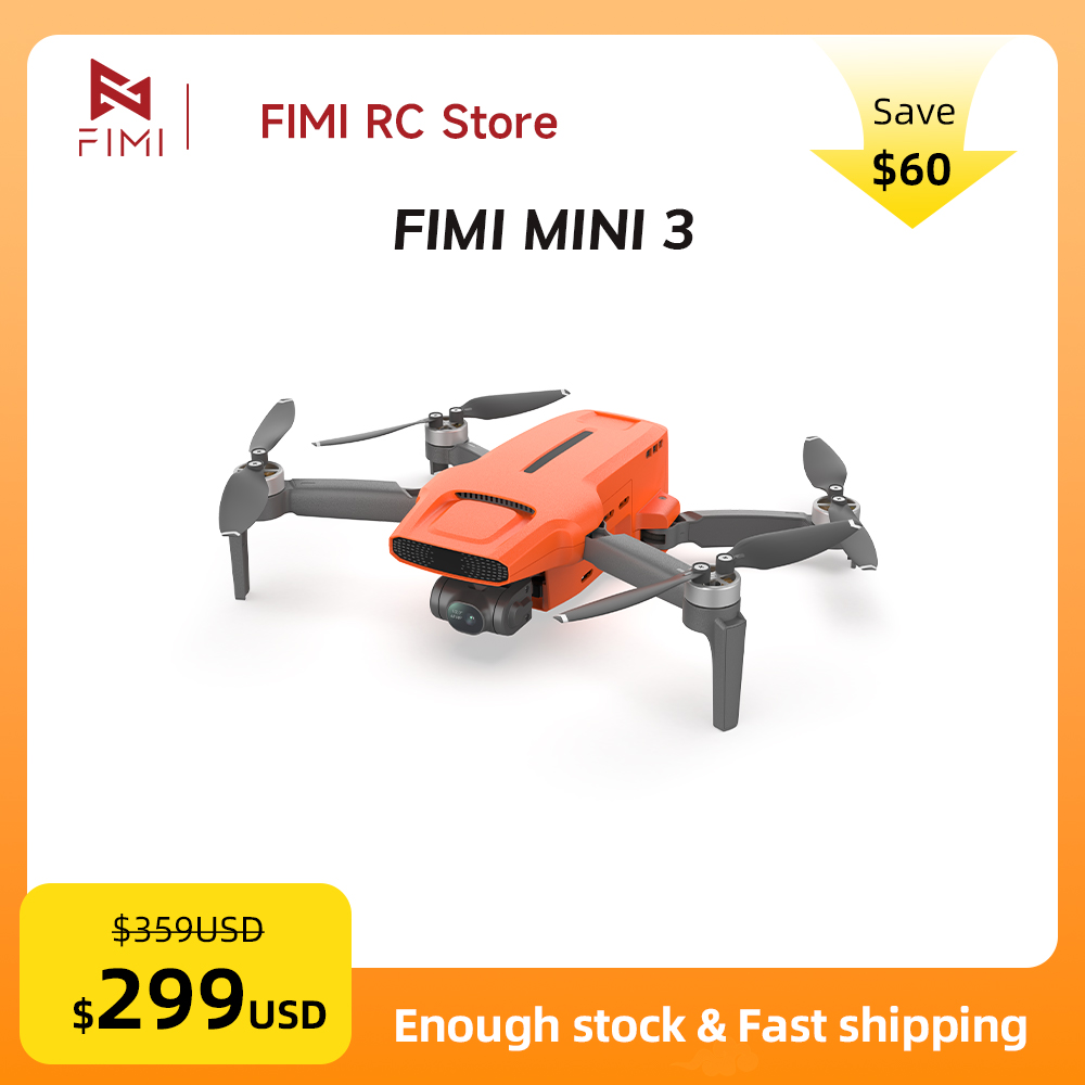 FIMI MINI 3 Camere Drone 4K 60 - đánh giá và giá Drone Rc Team City