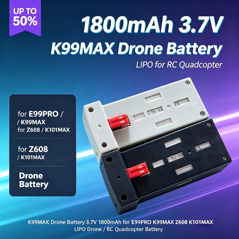 K99MAX Drone Battery 3.7V 1800 - đánh giá và giá Drone Rc E99 Pro