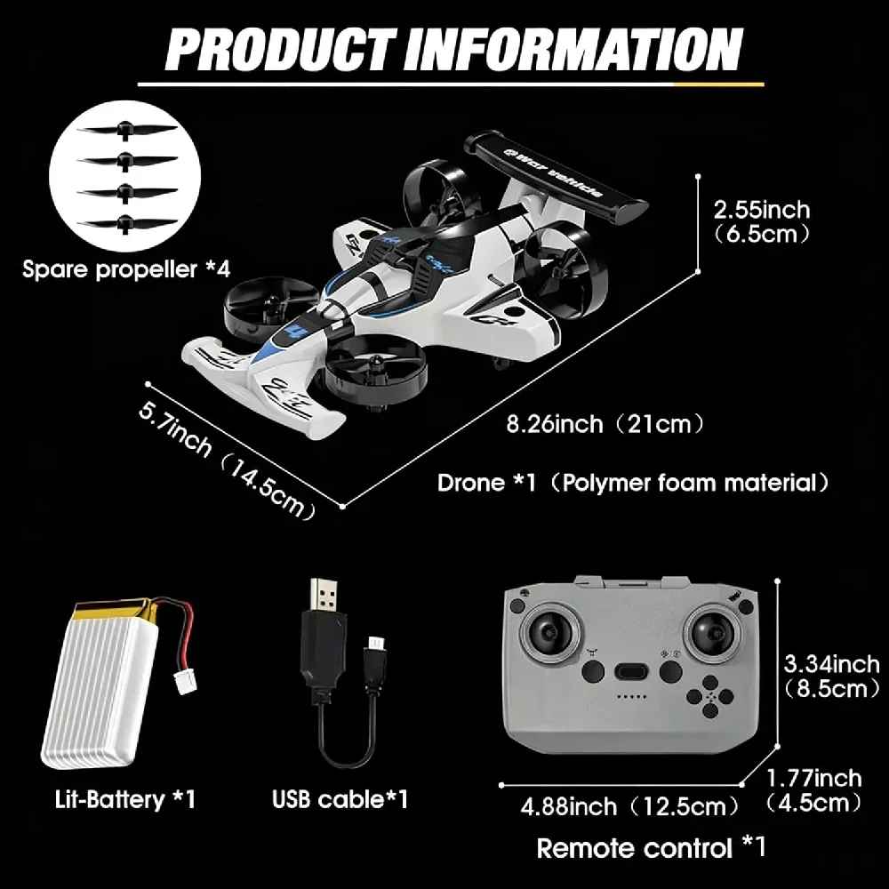 2 in 1 RC Flying Drone Car Dua - đánh giá và giá Rc Drone And Flying Car